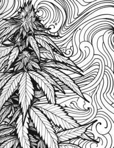 Blue Dream Coloring Book Preview